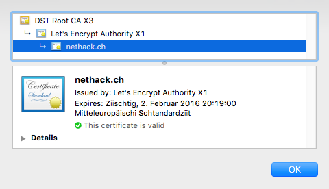 nethack.ch - SSL Certificate Screenshot